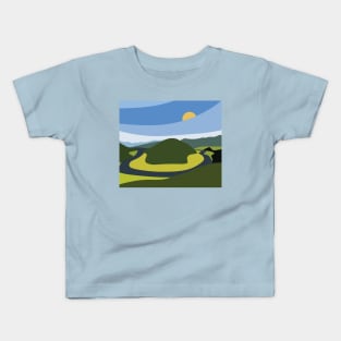 Snaking river Kids T-Shirt